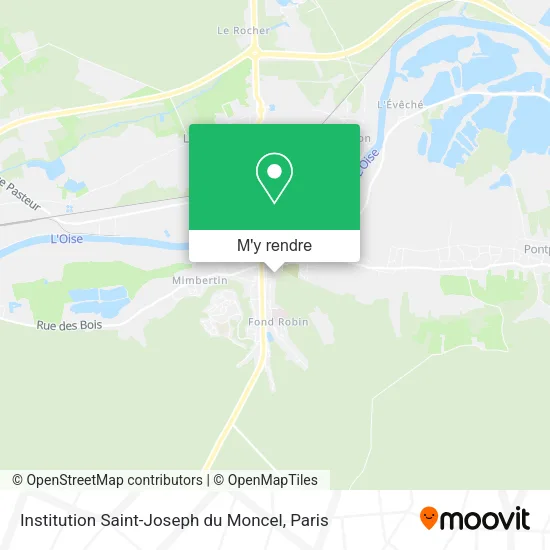 Institution Saint-Joseph du Moncel plan
