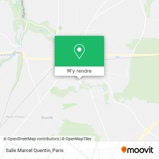 Salle Marcel Quentin plan
