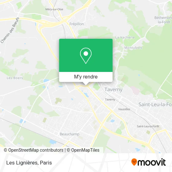 Les Lignières plan