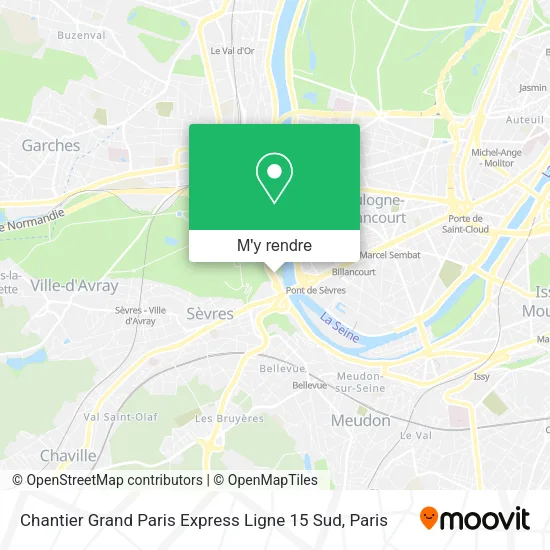 Chantier Grand Paris Express Ligne 15 Sud plan