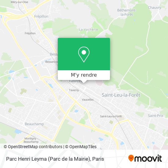 Parc Henri Leyma (Parc de la Mairie) plan