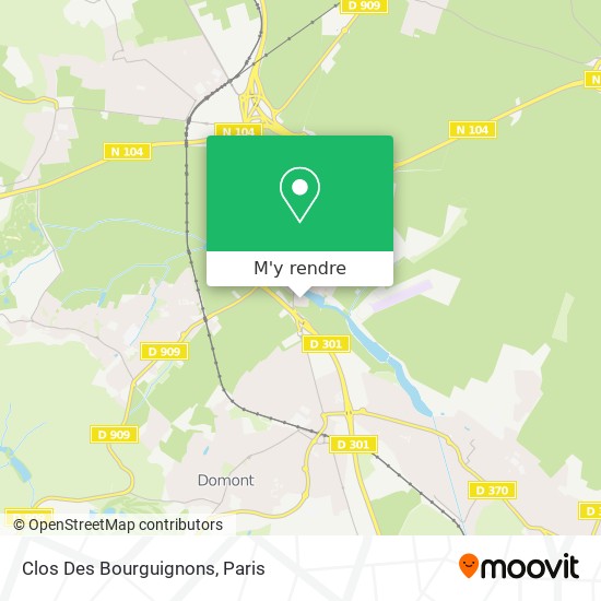 Clos Des Bourguignons plan