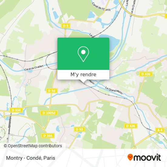 Montry - Condé plan