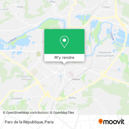 Parc de la République plan