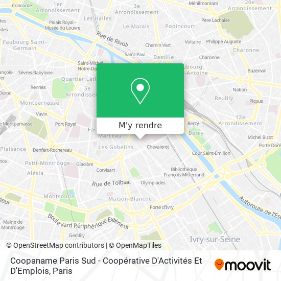 Coopaname Paris Sud - Coopérative D'Activités Et D'Emplois plan