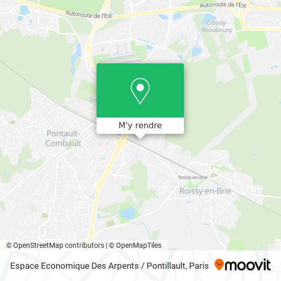 Espace Economique Des Arpents / Pontillault plan