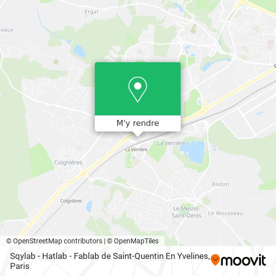 Sqylab - Hatlab - Fablab de Saint-Quentin En Yvelines plan