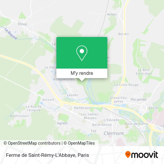 Ferme de Saint-Rémy-L'Abbaye plan