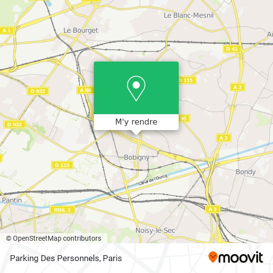 Parking Des Personnels plan