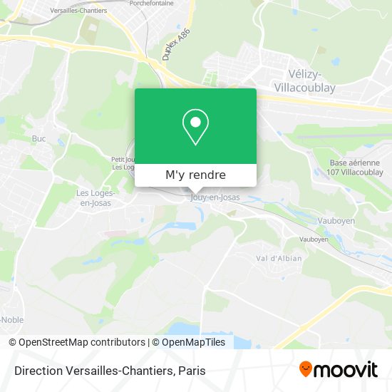 Direction Versailles-Chantiers plan