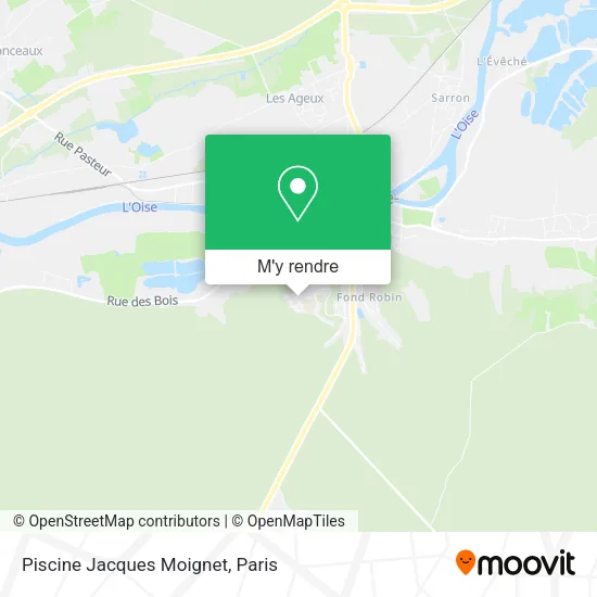Piscine Jacques Moignet plan