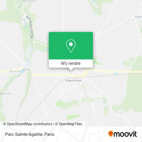 Parc Sainte-Agathe plan