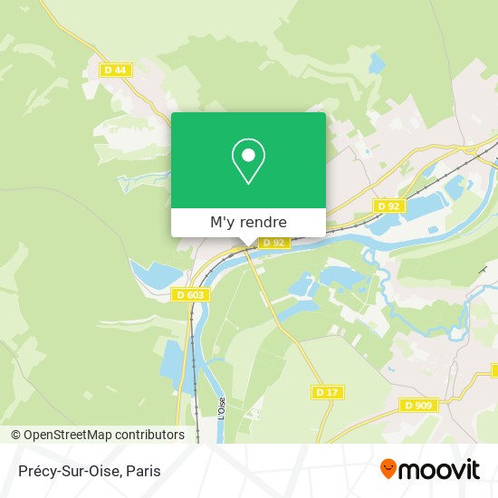Précy-Sur-Oise plan