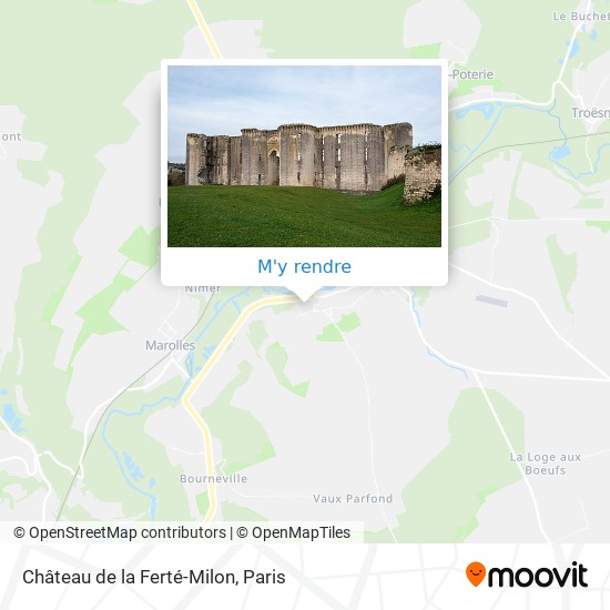 Château de la Ferté-Milon plan