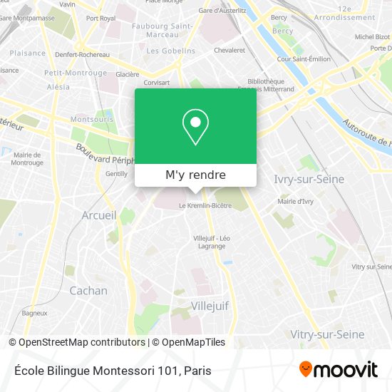 École Bilingue Montessori 101 plan