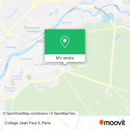 Collège Jean Paul II plan