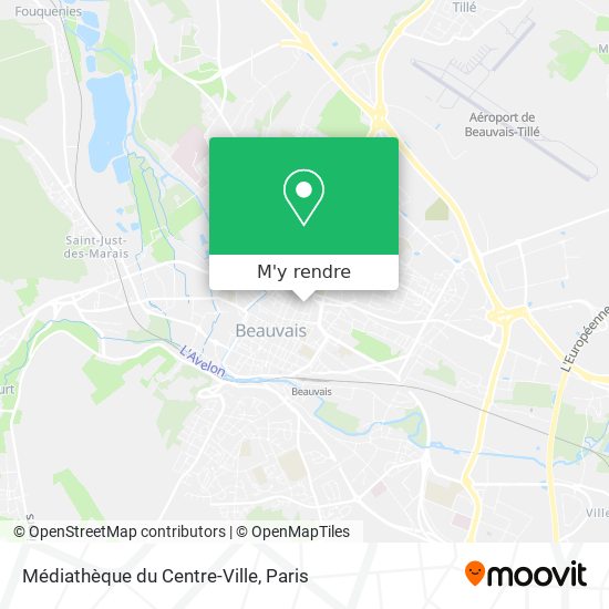 Médiathèque du Centre-Ville plan
