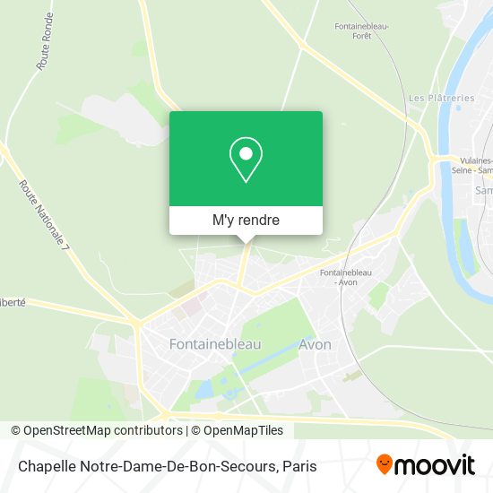 Chapelle Notre-Dame-De-Bon-Secours plan