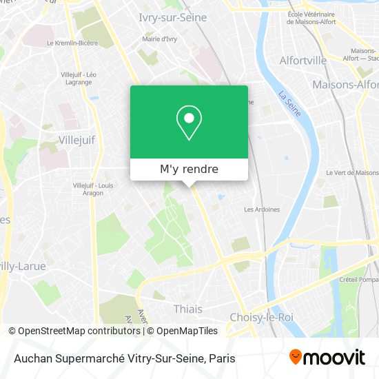 Auchan Supermarché Vitry-Sur-Seine plan