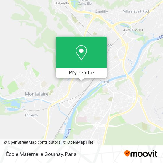 École Maternelle Gournay plan