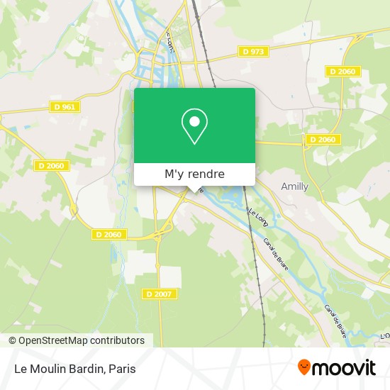 Le Moulin Bardin plan