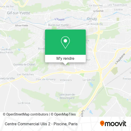 Centre Commercial Ulis 2 - Piscine plan