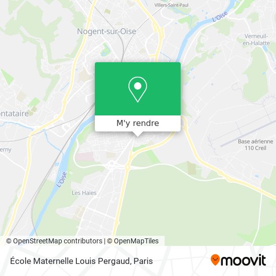 École Maternelle Louis Pergaud plan