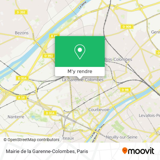 Mairie de la Garenne-Colombes plan