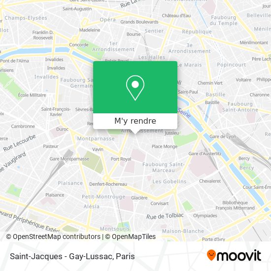 Saint-Jacques - Gay-Lussac plan