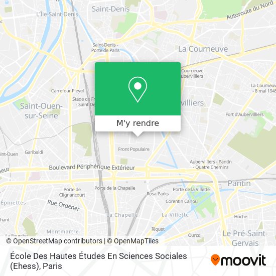 École Des Hautes Études En Sciences Sociales (Ehess) plan