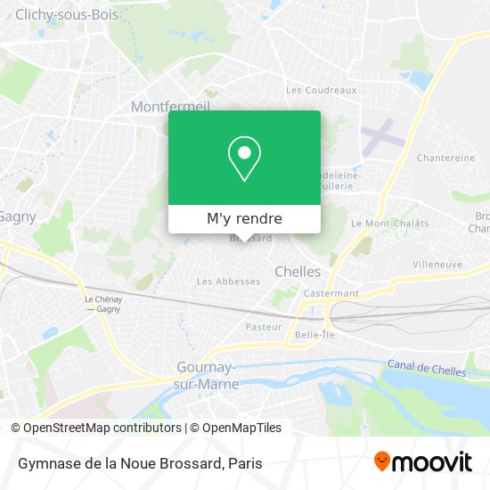 Gymnase de la Noue Brossard plan