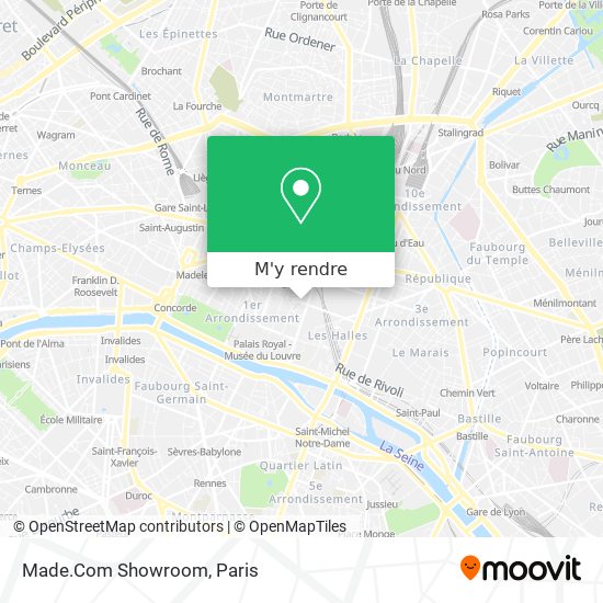 Made.Com Showroom plan