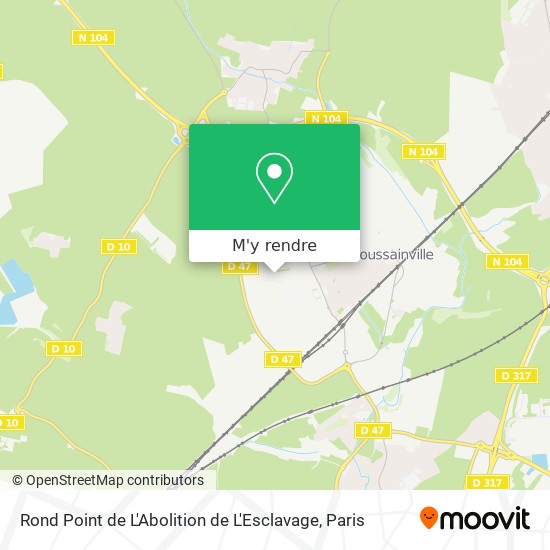 Rond Point de L'Abolition de L'Esclavage plan