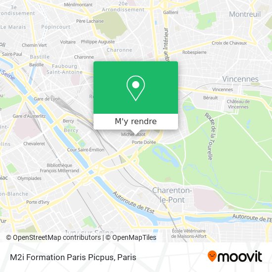 M2i Formation Paris Picpus plan