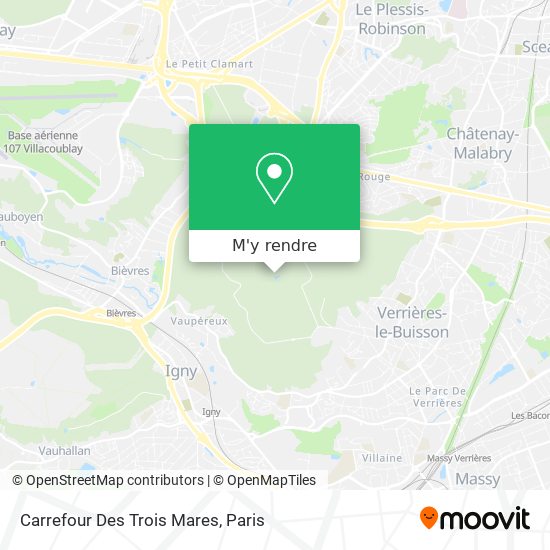 Carrefour Des Trois Mares plan