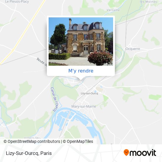 Lizy-Sur-Ourcq plan