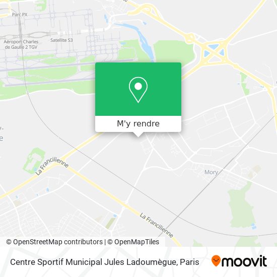 Centre Sportif Municipal Jules Ladoumègue plan