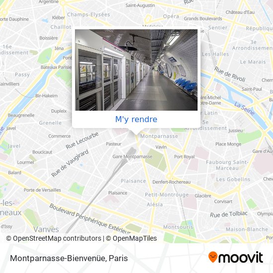 Montparnasse-Bienvenüe plan