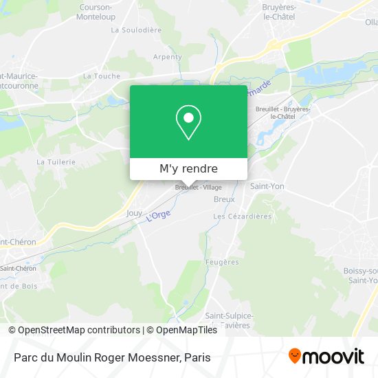 Parc du Moulin Roger Moessner plan