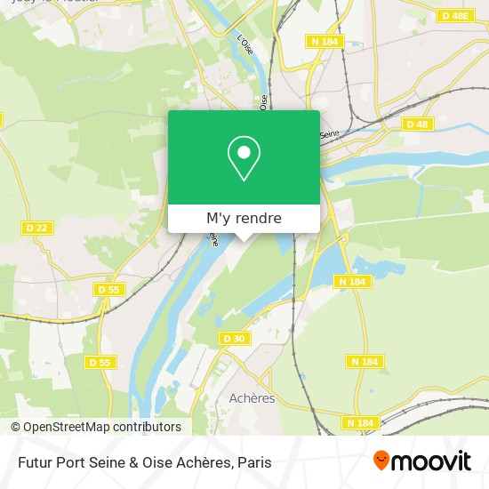 Futur Port Seine & Oise Achères plan