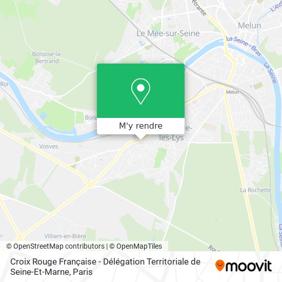 Croix Rouge Française - Délégation Territoriale de Seine-Et-Marne plan