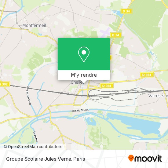 Groupe Scolaire Jules Verne plan