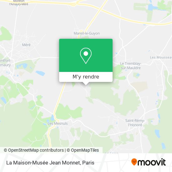 La Maison-Musée Jean Monnet plan