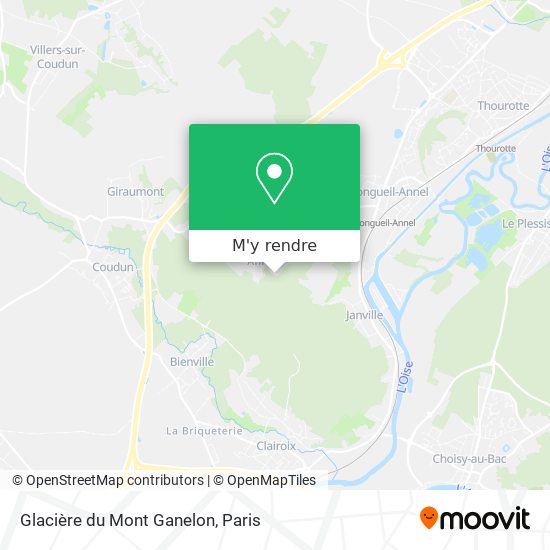 Glacière du Mont Ganelon plan