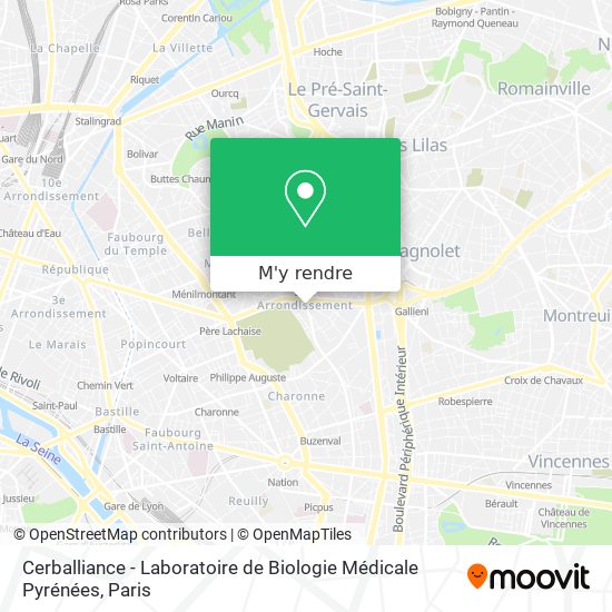 Cerballiance - Laboratoire de Biologie Médicale Pyrénées plan