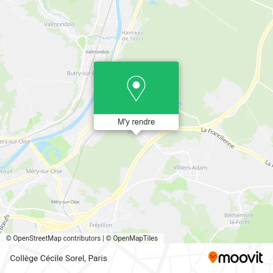 Collège Cécile Sorel plan
