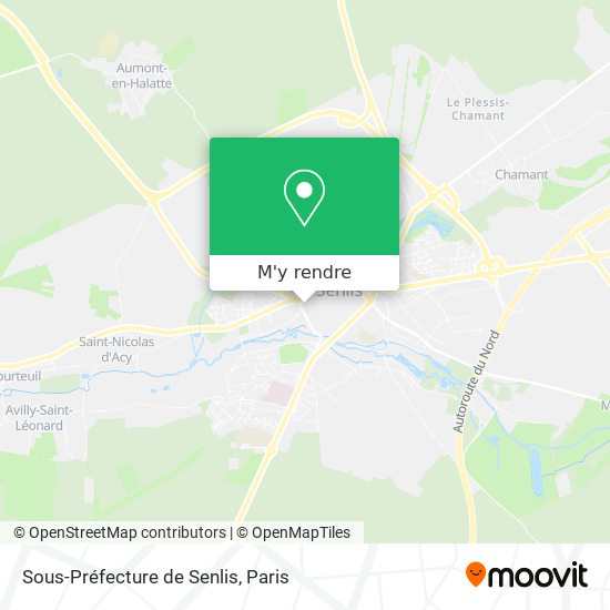 Sous-Préfecture de Senlis plan