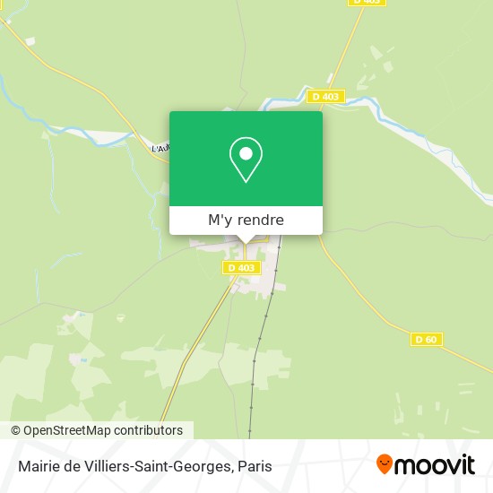 Mairie de Villiers-Saint-Georges plan