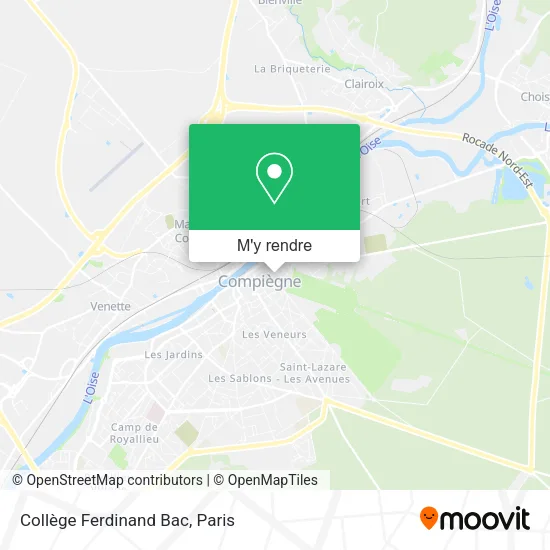 Collège Ferdinand Bac plan
