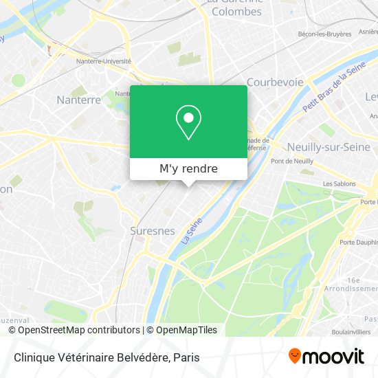 Clinique Vétérinaire Belvédère plan